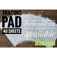 TRACING NAME Personalized Name Tracing Pad Name Alphabets Numbers Letters Cursive Non Cursive WRITIN