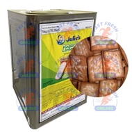 TIN BISKUT JULIE'S FINGER LEMON CREAM 5KG
