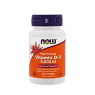 Now Foods Vitamin D3 5000IU 120 tablets