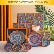 Mangkuk Nasi Gaya Bohemian Mangkuk Mangkuk Sup Mangkuk Salad Mangkuk Keramik Bohemian Style Rice Bow