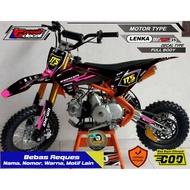 LENKA 110cc Mini Trail Sticker CRZ 110cc/ ZUUMAV 110cc/ 110cc MINI MOTORCYCLE/ 110cc MOTORCYCLE TAO/