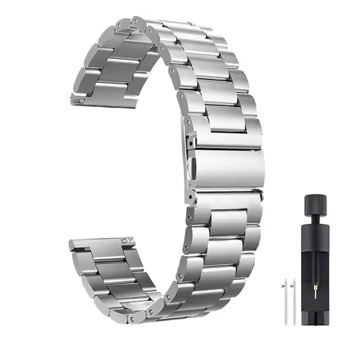 22mm Stainless Steel Watchband For Huami Amazfit Bip 6 Strap Wristband For Amazfit Bip 5/5 Unity/Pac