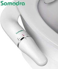 SAMODRA Ultra-Slim Bidet Attachment Non-Electric Dual Nozzle (Frontal & Rear Wash) ปรับแรงดันน้ำ Fre