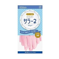 Dunlop - 日本製 多用途橡膠手套 M碼 粉色