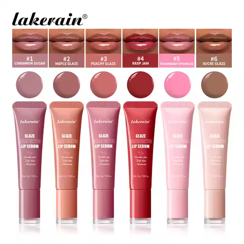 Lakerain Glaze Blaze Tinted Lip Serum Moisturizing Repairing Nourishing Lip Tint Glow Liquid Lip Gel