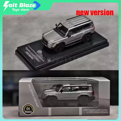 PARA 1/64 Toyota Land Cruiser Prado LC250 Diecast Alloy Car Model Alloy Simulation Static Room Displ