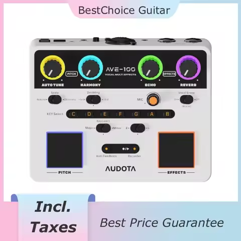 [Incl. Taxes] Sing with Acoustic Electric Guitar Vocal Multi-Effects Processor VocalErase Harmony De