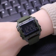 Promo Jam Tangan Murah Wanita/Pria Fossil Digital Strap Karet Tanggal Hari aktif Free Box