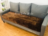 Alas sofa / sarung sofa / tiker sofa / karpet sofa 200x150 bulu raspur bisa 3 sampai 4 kursi
