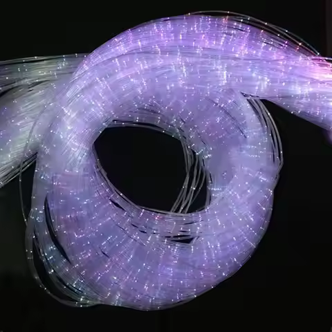 3M 0.75mm(D) PMMA Plastic Fiber Optic cable KIT Sparkle LED Side Pointed strands Curtain Hanging Hom