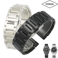 Fossil/fossil Original Factory Solid Stainless Steel Watch Strap Stainless Steel Butterfly Buckle Accessories Men Women Universal 22mm