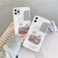 iPhone case Silicone 11 promax Soft for X XS MAX XR 7+ 8PLUS full cover Live Line Pattern