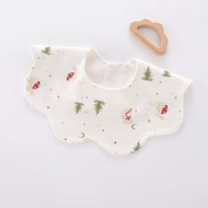 Lenny World - Lenny World 嬰兒全棉360°口水肩 (2條裝) - 聖誕小兔