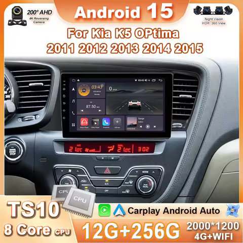 Android 15 Car Radio For Kia Optima 3 K5 TF T 2010 2011 2012 2013 2014 2015 Auto Navigation GPS Mult