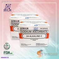 100% PAGPAPADALA 100% ORIHINAL■♨✎❅24 Alkaline C -100 Capsule SET OF 2 (Sodium Ascorbate) (Vitamins