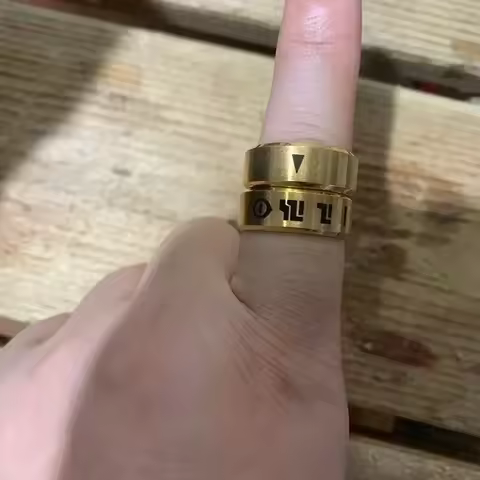 1 Pair of Rings Anime Iruma Kun Clara Valac Magic Rings Cosplay Prop Iruma-kun Malicevorous‌ US Size