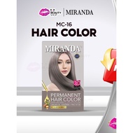 Miranda Hair Color (Permanent Hair Color) MC16 Ash Blonde 30ml | Tnt Beauty Shop