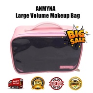 ANMYNA Organizer Makeup Bag Transparent Water proof bag Travel Beg Cosmetic Storage Pouch large capa