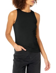 The Drop Women's Valerie Cutaway-Neck Racerback Rib Knit Tank Top