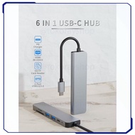 USB Hub Type C 6 in 1 HDMI 4K Display PD Fast Charge Adapter - BK6