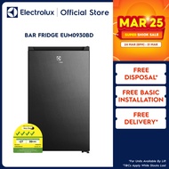 Electrolux EUM0930BD 90L Bar Fridge Black Compact CoolZone LED Light Energy Efficient 2 Years Warran