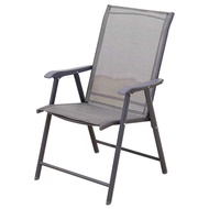 EHOME เก้าอี้พับลานกรอบอลูมิเนียมนอนสลิงเก้าอี้สนามหญ้าในร่มกลางแจ้งปรับลานเก้าอี้รับประทานอาหาร