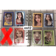 TWICE VARIOUS PHOTOCARD