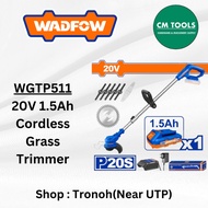 WADFOW WGTP511 20V 1.5AH Grass Trimmer c/w 1 battery & 1 Charger & Access / Brush Cutter / Grass Tri