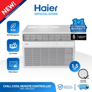 Haier HW-13RCQ32 1.5 HP Digital Remote Window Type Aircon | R32Refrigerant | 10.6 EER | Eco Mode | B