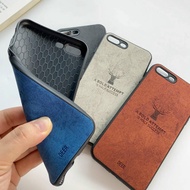 Soft deer-shaped fabric iPhone case 13/13Pro/13Promax/14/14Pro/14Promax/14Plus 4 colors blue, black,
