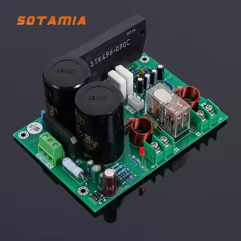 SOTAMIA 200W STK496-090 Power Amplifier Board Low Distortion Classic Home Theater Sound Speaker Ampl