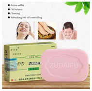 Zudaifu soap สบู่สมุนไพรจีน ขนาด 80g  สบู่สมุนไพรธรรมชาติ สบู่กำมะถัน การดูแลผิว สบู่อาบน้ำ​ สบู่ดูแลสิว​ แพ้​เหงื่อ แก้คัน ซ่อมแซมความชุ่มชื้น