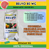 BELVO 80 WG , SULFATRIX 80 WP, PEMULUS 80 WG KEMASAN 1 KG | FUNGISIDA SULFUR 80% PEMBASMI JAMUR TANA