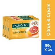 Palmolive Fresh & Moisture Bar Soap 80g x 3
