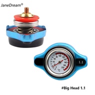 JaneDream 1.1Bar 0.9Bar 1.3บาร์ Thermost หม้อน้ำฝาครอบเกจวัดอุณหภูมิหม้อน้ำผ้าคลุมถังน้ำรถแข่งของเล่นใหญ่หรือเล็ก