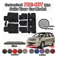 For Toyota Avanza 2003 to 2011 ~ 12MM Nail Spike Customized PRE CUT Carpet Car Karpet Car Coil Floor