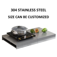 【In stock】YOULITE 304 Stainless Steel Kitchen Stove Cover Induction Cooker Bracket Stove Hob Cover Gasstove Shelves Gas Stove Shelf Stainless Steel Oil Baffle Plate Gas Stove Cover