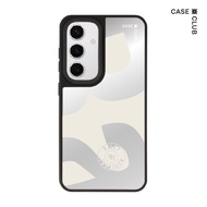 CaseClub เคสคลับ เคส ซัมซุง เคส Samsung เคส กระจก ลาย Rally Silver lining สำหรับ Galaxy S25 Ultra / 