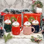 Snowball Christmas Mug Santa Claus Glass Christmas Gift Merry Christmas Hampers Christmas/Christmas Hampers/Christmas Gift