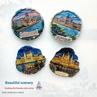 Refrigerator Magnet Hungary Danube River Souvenir Home Decoration Three-dimensional Souvenir Souveni