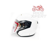 Helmet GIVI M37.0 Solid White Full Face Premium Motorcycle Helmet Touring & Harian S M L XL