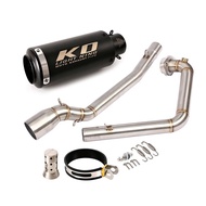 ♞Slip On For Suzuki GSX150R 125R Motorcycle Exhaust Muffler Header Pipe Connect Tube Stainless S ☂♟