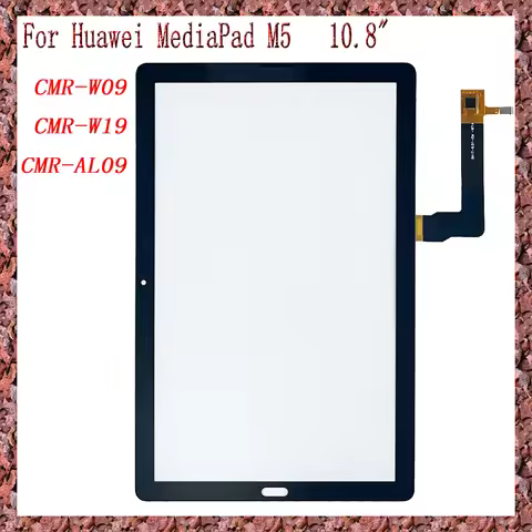 AAA For Huawei MediaPad M5 10.8" CMR-W09 CMR-W19 CMR-AL09 Touch Screen + OCA LCD Front Glass Panel R