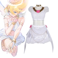 Garter Socks Angel cos Clothing White Sexy Angel Costume Pandy Transformation Costume with Wings cos