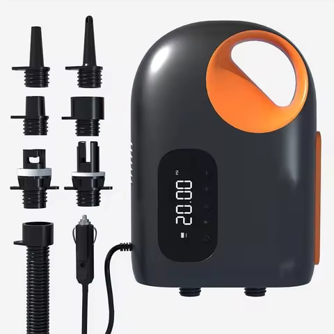 Canoe Car-Mounted Air Pump Outdoor Portable Electric Air Mattress Sup Paddle Wired Air Pump