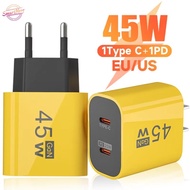 PD45W Quick Charging QC3.0 Mobile Phone Chargers USB Type C Wall Charger Compatible with IPhone 15 1