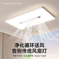 Eye Protection 2025 New Style Living Room Leafless Fan Lamp Modern Simple Negative Ion Purification 