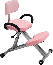 Proseed PRO-461 Smart S Line Chair, Pink, Width 24.8 x Depth 22.0-25.4 inches (63 x 56-64.5 x 74.5-8