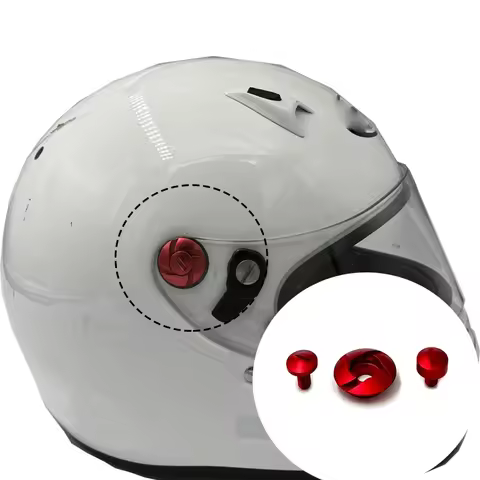 Helmet Visor Screws Portable Motorcycle Lightweight Replacement Lens Block Shield Lock for ARAI SK6 