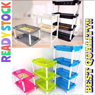 rak susun pakaian barang Rak Plastik dapur  Plastic rack Shelf almari letak baju pinggan mangkuk organizer shelf kitchen